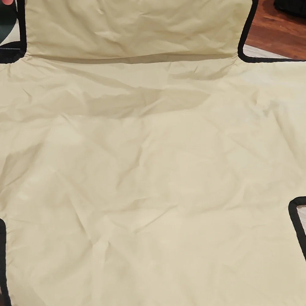 Kate Spade Dark Green & Cream Circle Diaper Tote with changing mat
